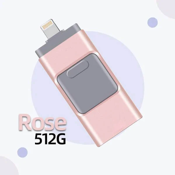 4 In 1 High Speed USB Flash Drive For iPhone, iPad, Android, PC & More Devices - Image 34