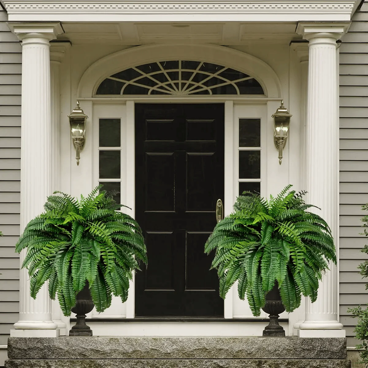 🌱UV Resistant Lifelike Artificial Boston Fern-Multiple Leaf Count Options - Image 8