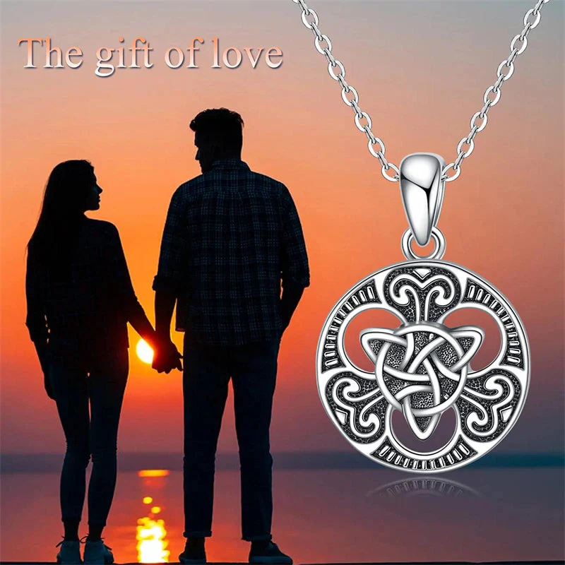 Viking Compass Celtic Knot Urn Necklace for Ashes Sterling Silver Abalone Shell Viking Jewelry for Men Cremation Jewelry Keepsake Pendant Necklace - Image 10