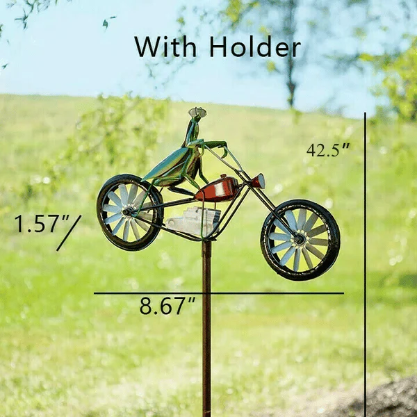 Vintage Bicycle Metal Wind Spinner - Image 4