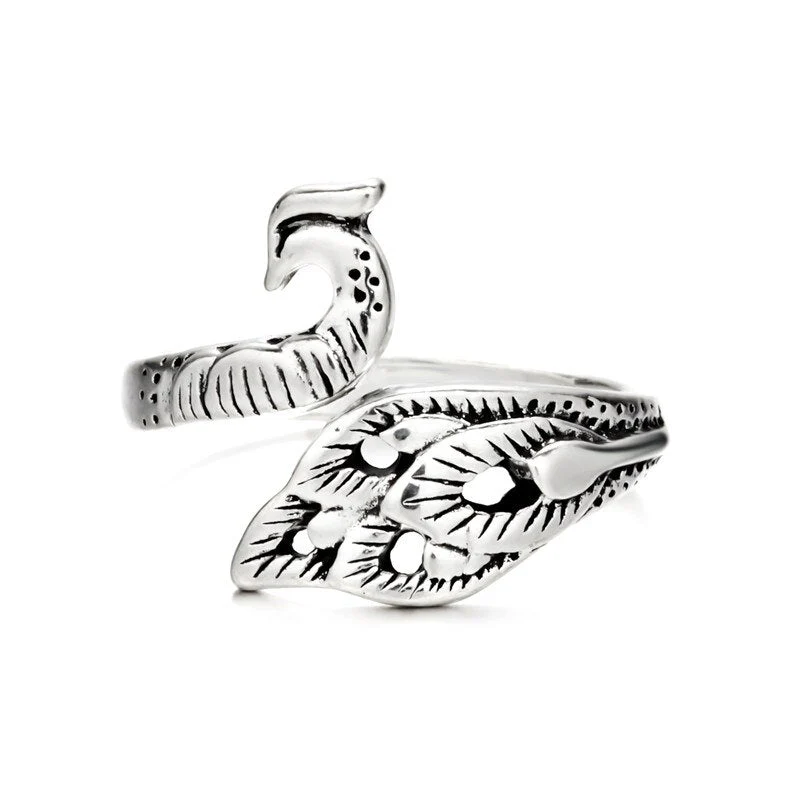 Vintage Chic Cat Animal Knuckle Rings for Women Girls Charm Gothic Punk Frog Rubbit Octopus Opening Finger Rings Fashion Jewelry - Image 3
