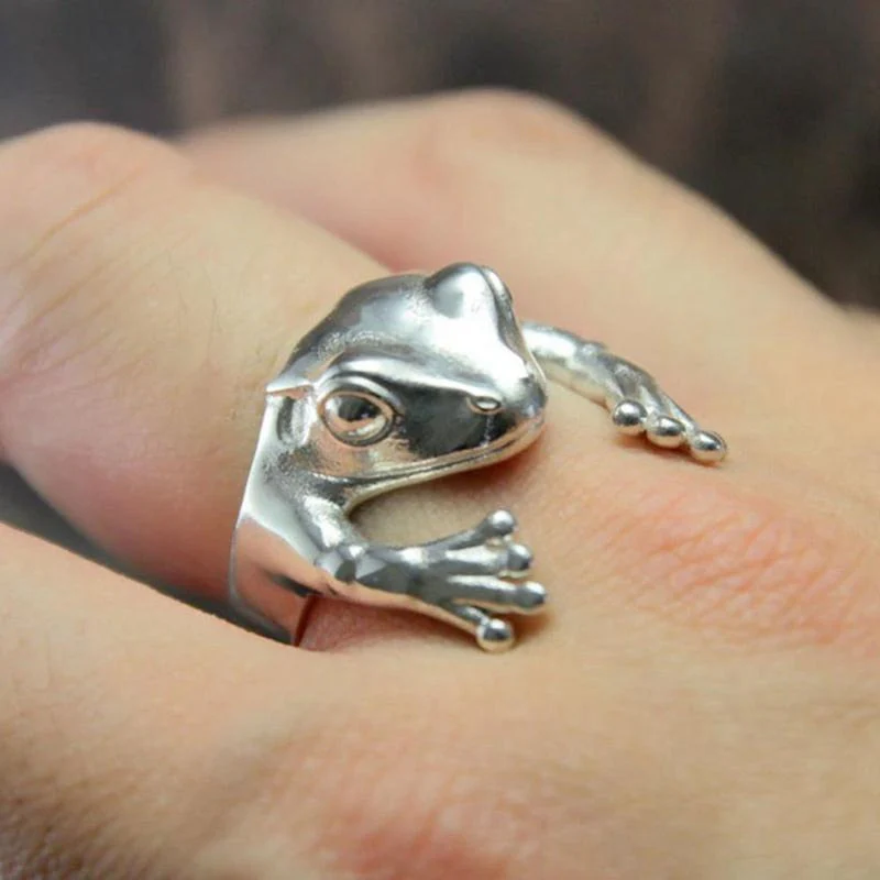 Vintage Chic Cat Animal Knuckle Rings for Women Girls Charm Gothic Punk Frog Rubbit Octopus Opening Finger Rings Fashion Jewelry - Image 9