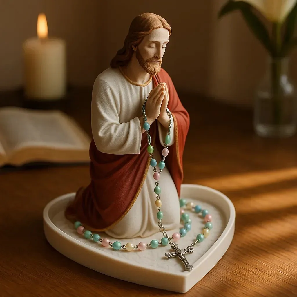 Virgin Mary Rosary Holder (Necklace not included) - Image 2