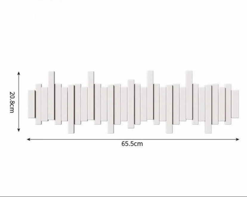 🎹Wall-Mounted Wooden Coat Rack 🎹Piano Key Style Design - Image 19