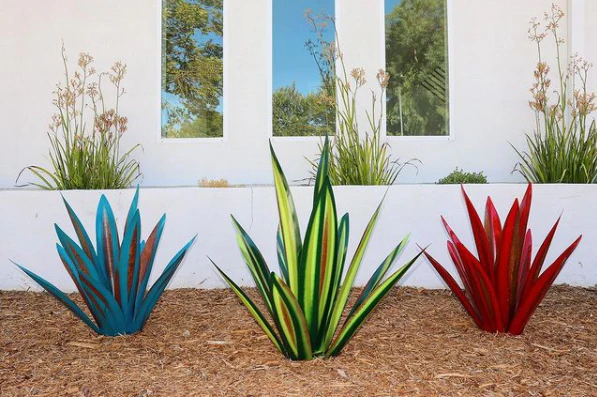 (Garden Upgrade)Waterproof Solar Garden Agave Lamp - Image 12