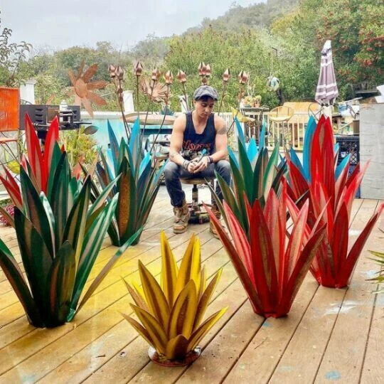 (Garden Upgrade)Waterproof Solar Garden Agave Lamp - Image 3