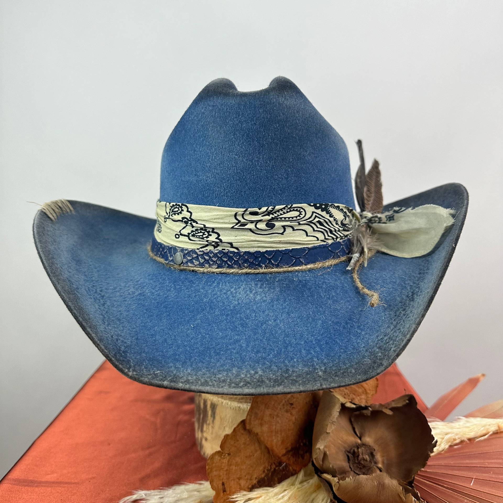Western feather cowboy mao - Image 3