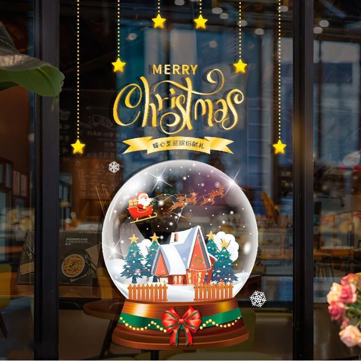Christmas Window Clings Double-Sided Re-appliable Decoration - Image 8