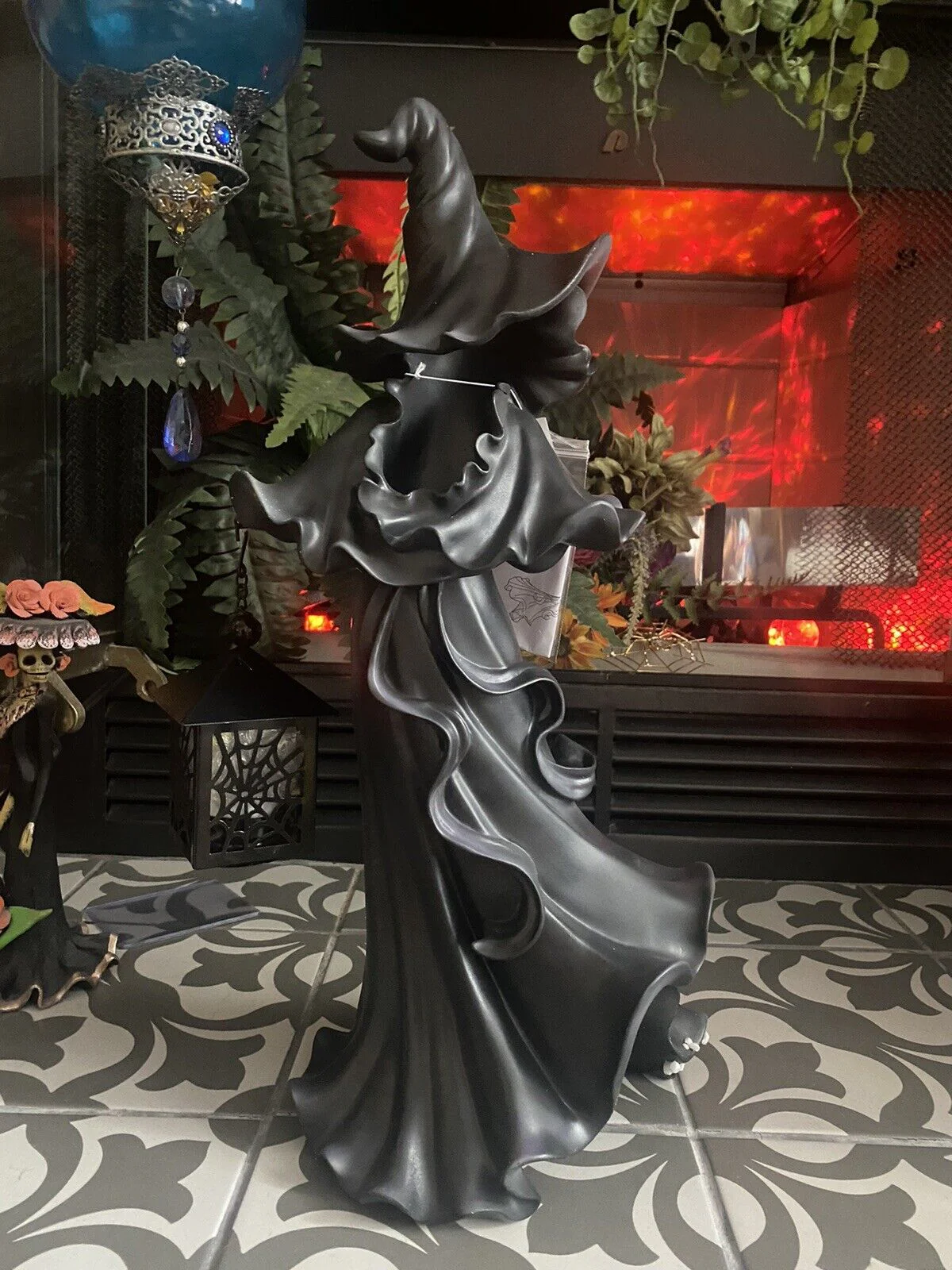 🎃Early Halloween Sale -Black Witch With Lantern - Image 2