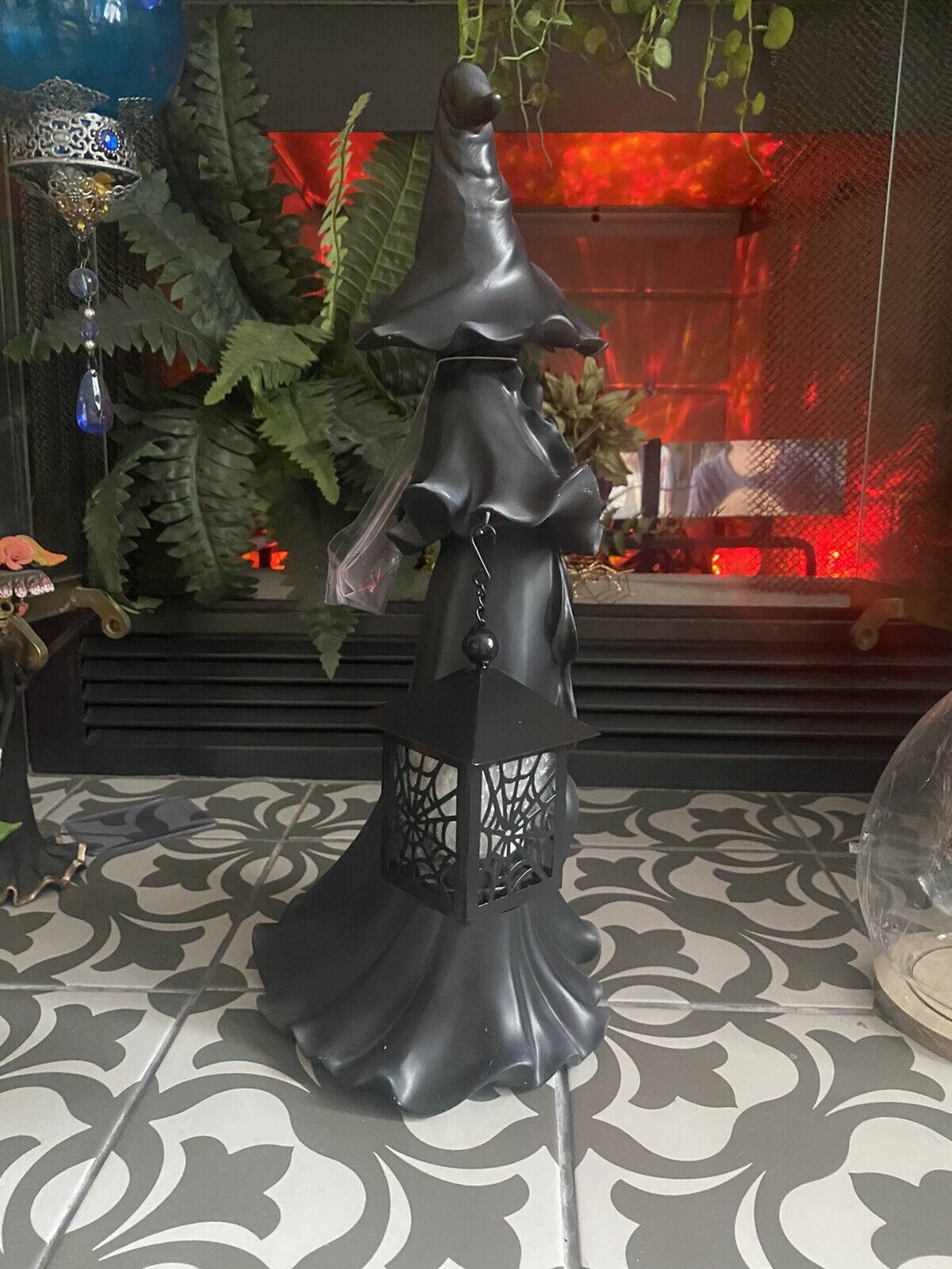 🎃Early Halloween Sale -Black Witch With Lantern - Image 3