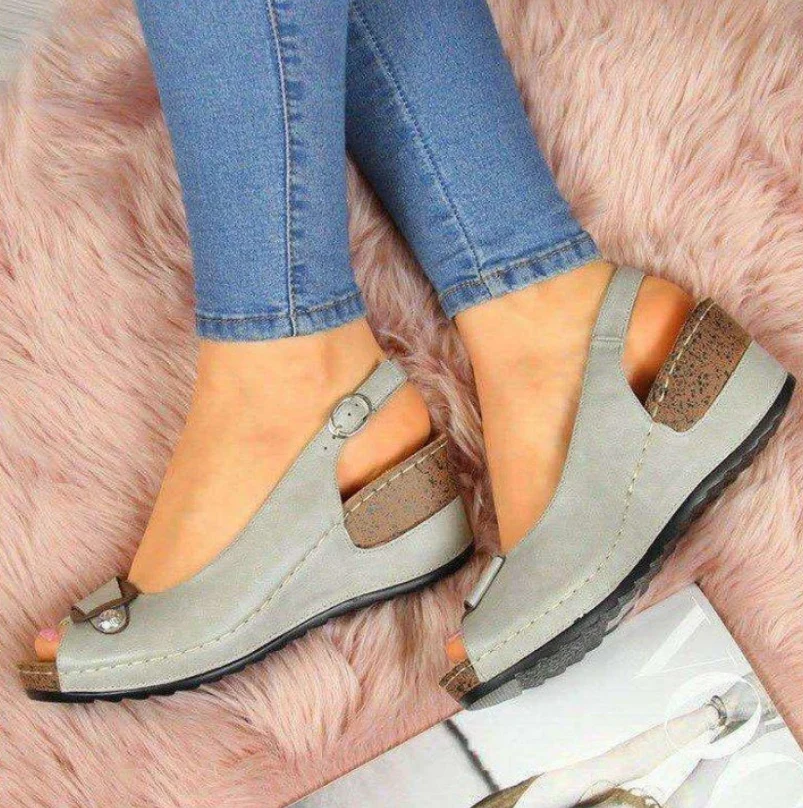 Women Comfortable Wedge Sandals - Image 10