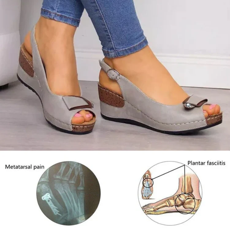 Women Comfortable Wedge Sandals - Image 3