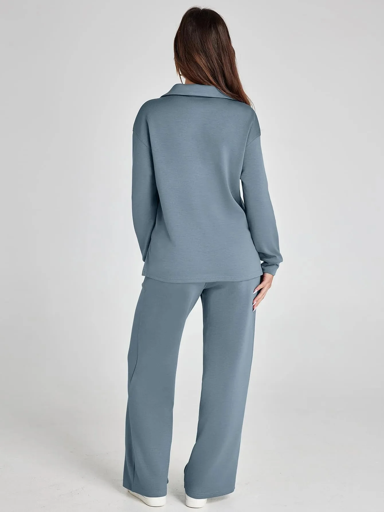 Women's 2 Piece Sets Outfits Casual Long Sleeve Sweatsuits Sets (Same As In The Video) - Image 3