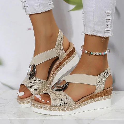 Women’s Comfortable Orthopedic Wedge Open Toe Sandals - Image 7