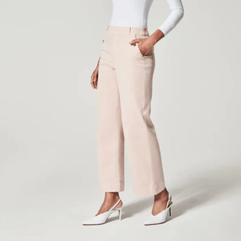 Women Stretch Twill Cropped Wide Leg Pant-(BUY 2 FREE SHIPPING) - Image 19