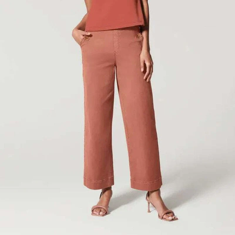 Women Stretch Twill Cropped Wide Leg Pant-(BUY 2 FREE SHIPPING) - Image 26