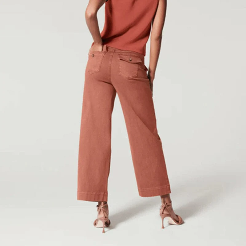 Women Stretch Twill Cropped Wide Leg Pant-(BUY 2 FREE SHIPPING) - Image 27