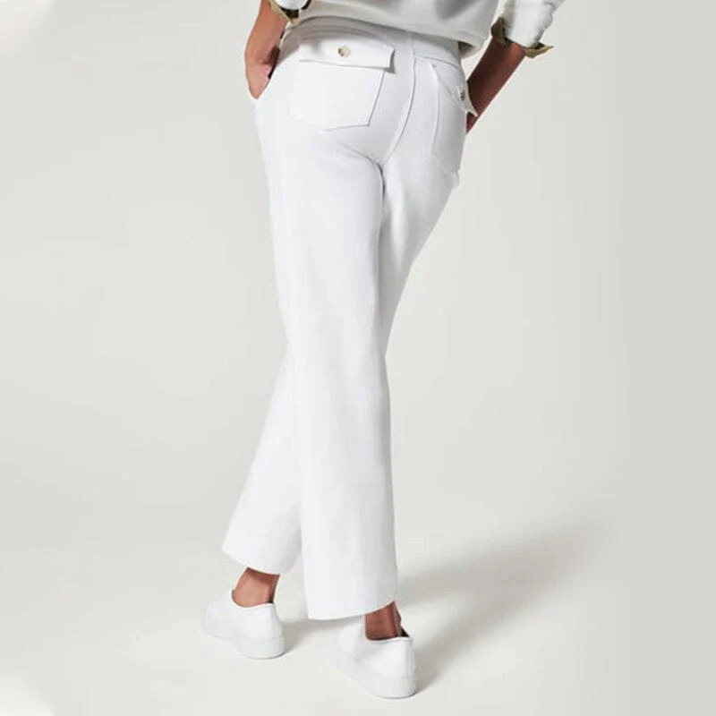 Women Stretch Twill Cropped Wide Leg Pant-(BUY 2 FREE SHIPPING) - Image 30