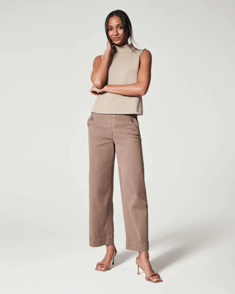 Women Stretch Twill Cropped Wide Leg Pant-(BUY 2 FREE SHIPPING) - Image 31