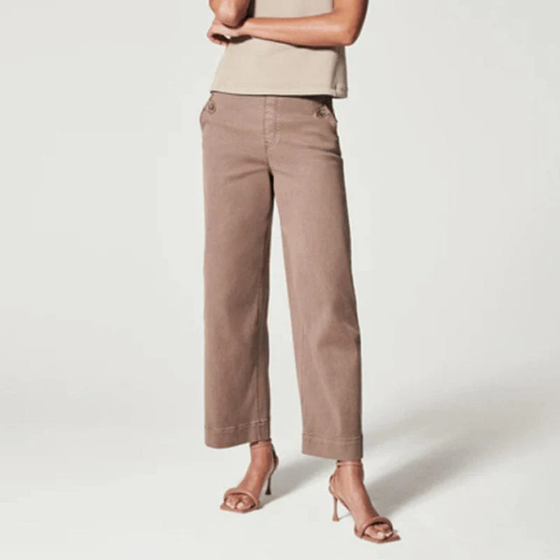 Women Stretch Twill Cropped Wide Leg Pant-(BUY 2 FREE SHIPPING) - Image 33