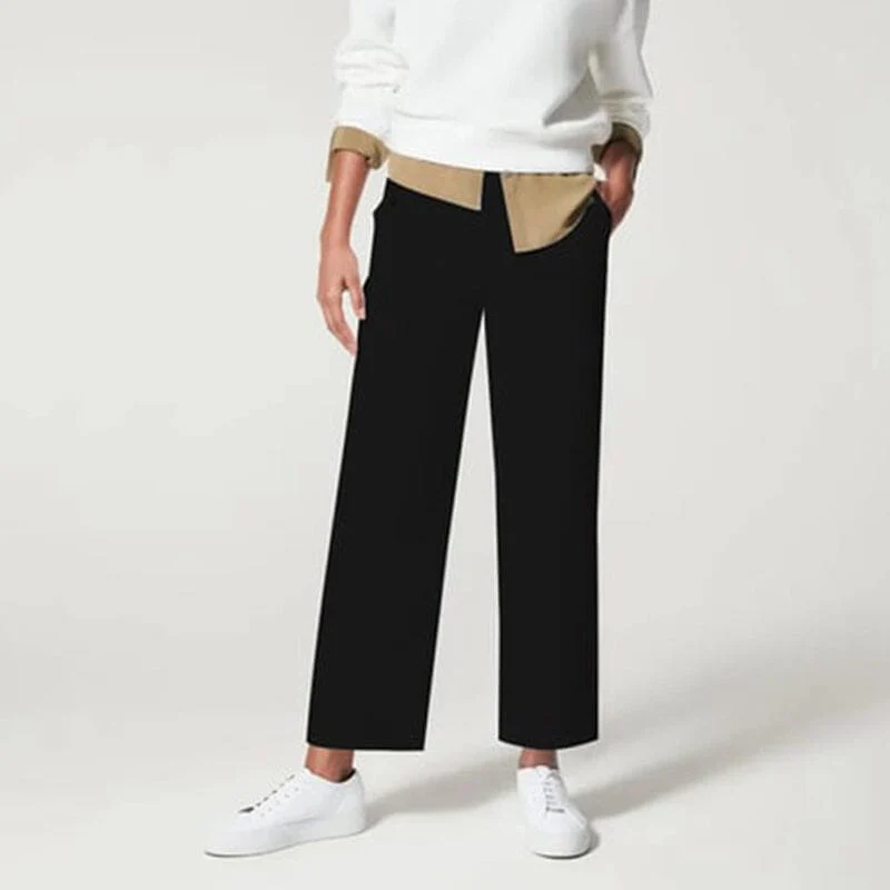 Women Stretch Twill Cropped Wide Leg Pant-(BUY 2 FREE SHIPPING) - Image 7