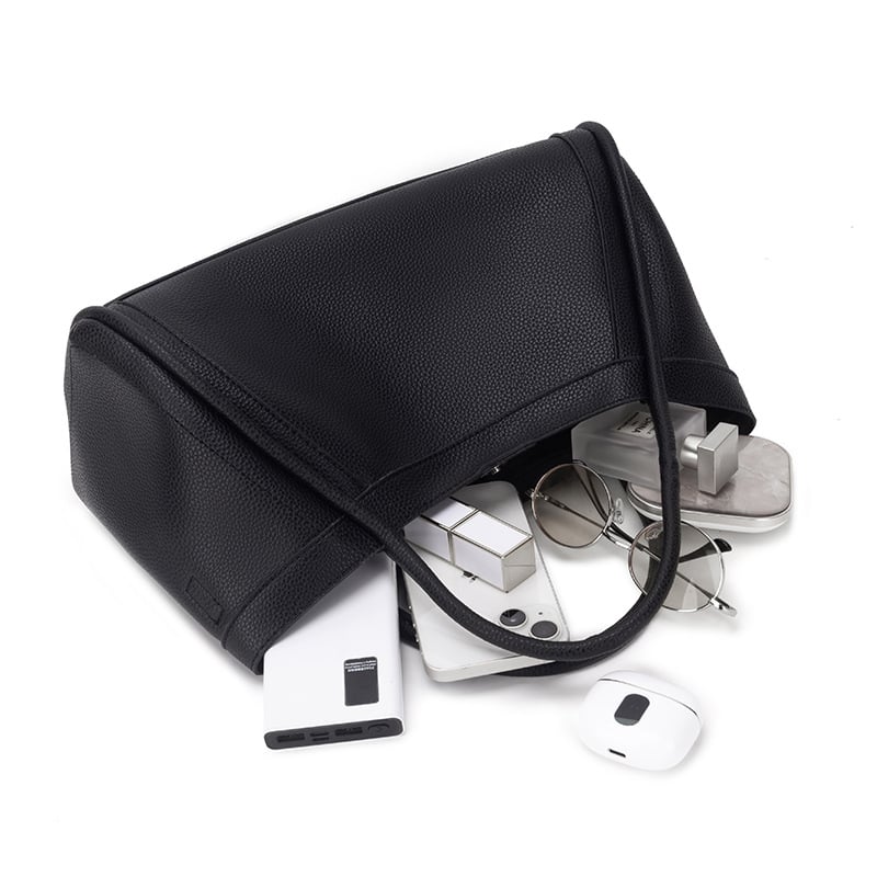 Women's Leather Bag With Shoulder Strap, Handbags & Crossbody Bags Matching Purse - Image 8