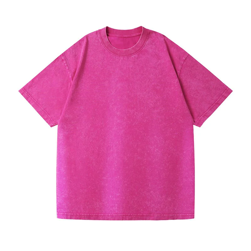 Women's Oversized T Shirts Acid Washed HeavyCotton - Image 13