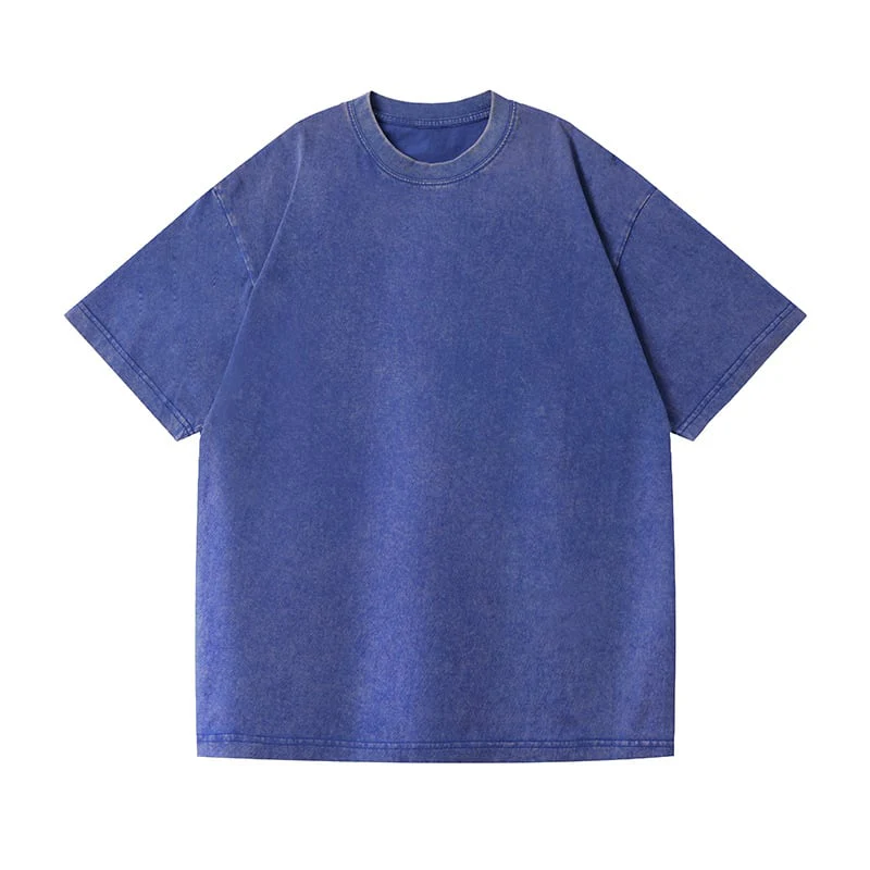 Women's Oversized T Shirts Acid Washed HeavyCotton - Image 2