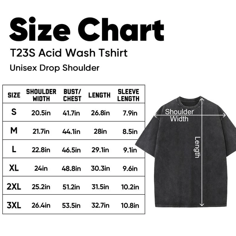 Women's Oversized T Shirts Acid Washed HeavyCotton - Image 9